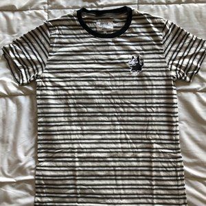 RWBY Beowolf embroidered striped shirt XL